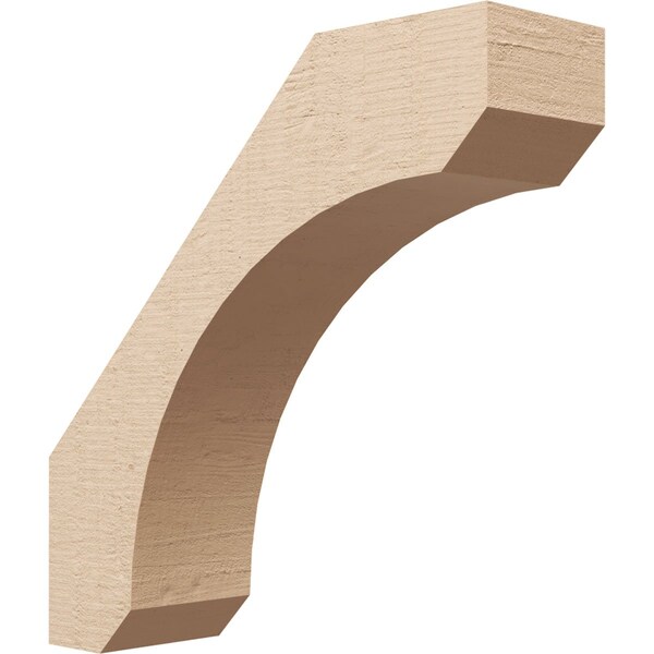 Ekena Millwork 5-inch W x 18-inch D x 18-inch H Legacy Rough Cedar Woodgrain TimberThane Knee Brace, Primed BRCUR05X18X18LECRCPR - main